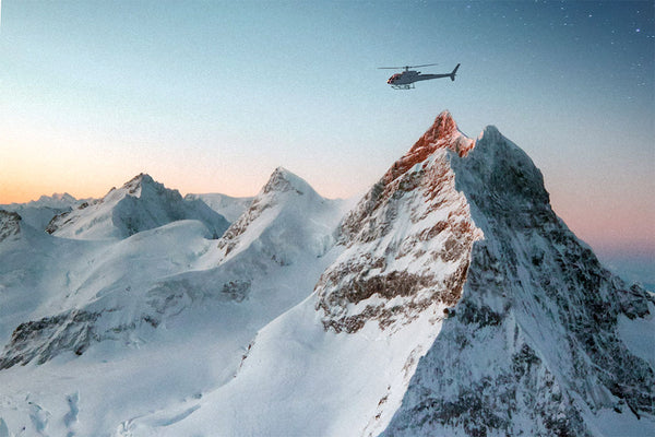 Alpenrundflug mit Helikopter Region Jungfraujoch