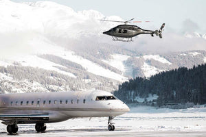 Helikopterflug Zürich nach St. Moritz