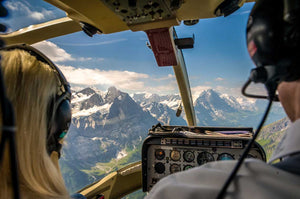 Alpenrundflug im Helikopter