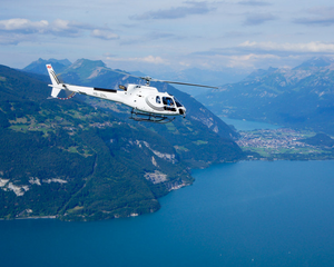 Helikopterflug Bern-Belp