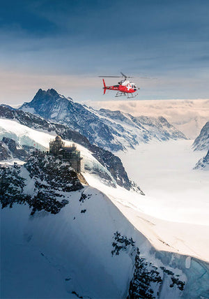 Helikopterflug Jungfraujoch