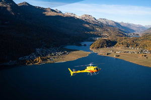 helicopter tour st. moritz
